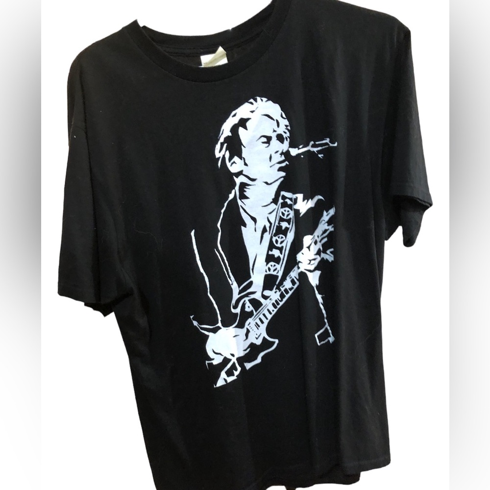 Vintage Neil Young 2008 chrome dream tour concert shirt adult XL Black